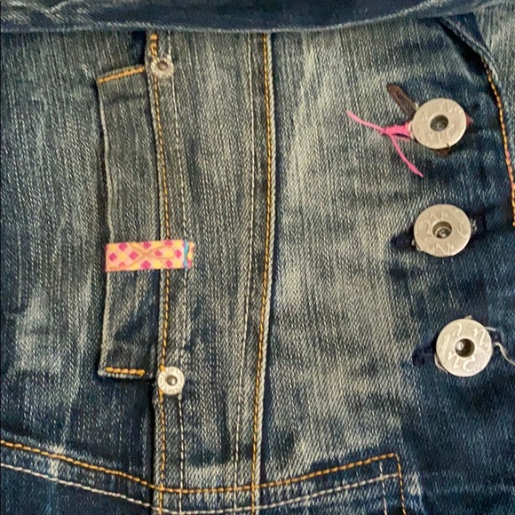 Denim jacket with embroidered and patches - Picture 3 of 9